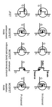 Обозначение MOSFET транзисторов