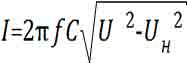 формула силы тока на нагрузке