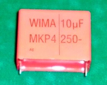 Плёночный полипропиленовый конденсатор WIMA MKP4