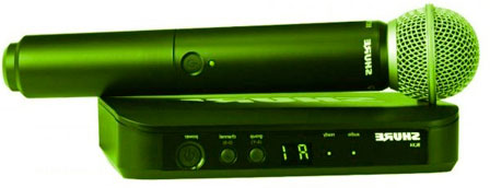 Сценический радиомикрофон SHURE BLX24E/B58 K3E 606-638 MHz